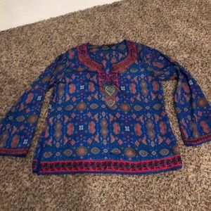 TOLANI blouse sz L
